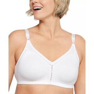 Bali Double Support Cotton Wireless Bra Size 38DD Cool Comfort 3036 Seamless NWT